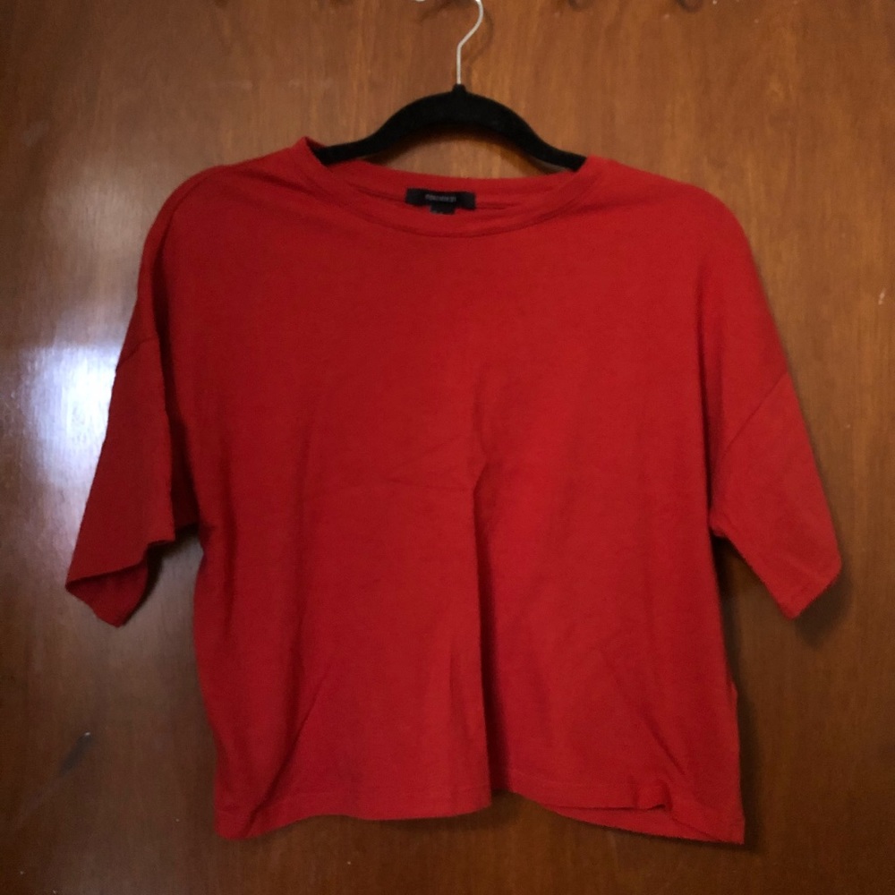 ⭐️ 2 for $10 ⭐️ Forever 21 Red Cropped Top
